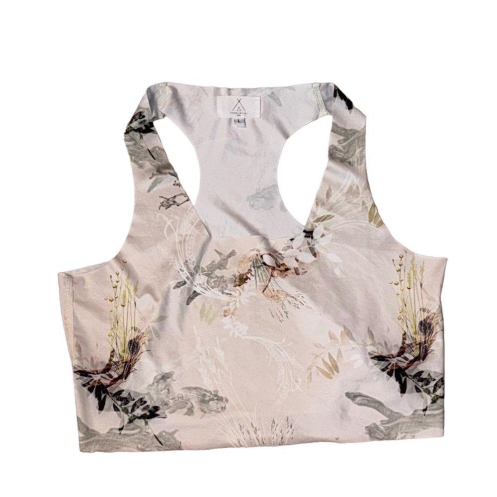 TRIBE KELLEY butter soft BRALETTE second skin T-Back bra women’s size large - Picture 8 of 17